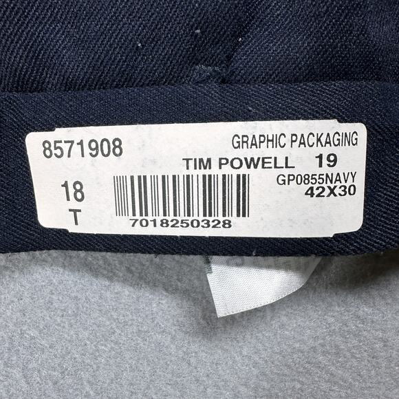 Steelguard FR Performance Cargo Pants Mens 42x30 Navy Flame Resistant Workwear - Picture 9 of 12